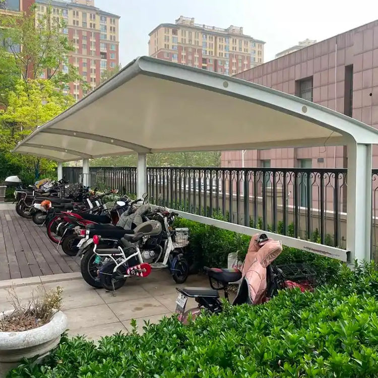 汶川县膜结构电动车棚